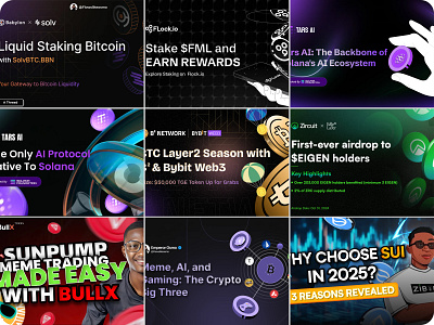 Web3 Graphic Designs (Freelance)