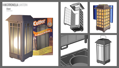 Lantern/ Injection Molded concept development conceptual renderings design function exploration illustration manufacturing design part design product assemblies product design