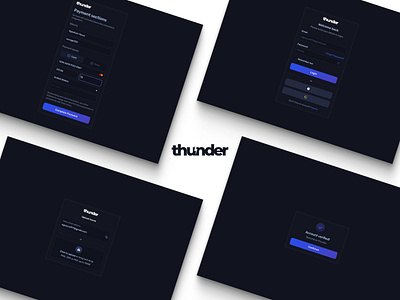 Thunder Plugins app components dark dashboard design designsystem landingpage plugin ui uiux web webdesign