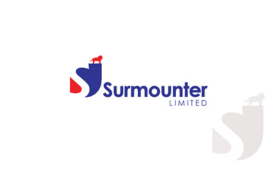 Surmounter branding logo design visual identity