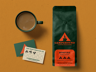 Campground Coffee Roasters Branding branding design graphic design illustration logo packaging typography