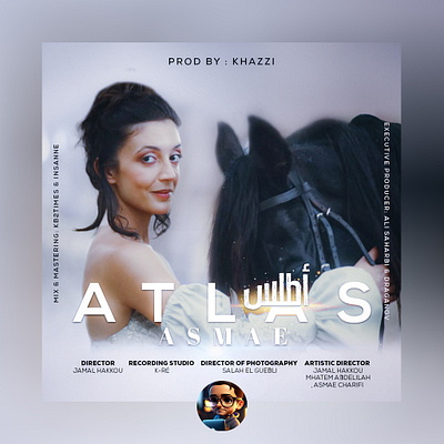 "ATLAS" Music Video by Asmae Charifi - OUT NOW! albumcover asmaecharifi coverart creativedesign digitalart dribbble graphicdesign indieartist moroccanculture musicbranding musicindustry musicvideo socialmediadesign visualdesign