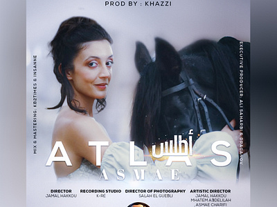 "ATLAS" Music Video by Asmae Charifi - OUT NOW! albumcover asmaecharifi coverart creativedesign digitalart dribbble graphicdesign indieartist moroccanculture musicbranding musicindustry musicvideo socialmediadesign visualdesign