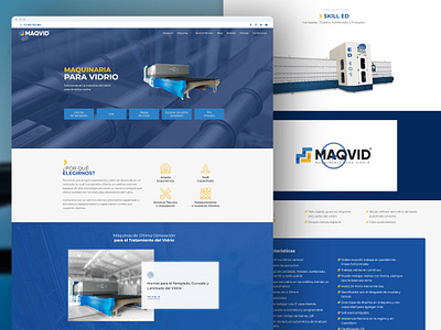 Maqvid - Glass Machinery Website glass homepage machinery manufacturer