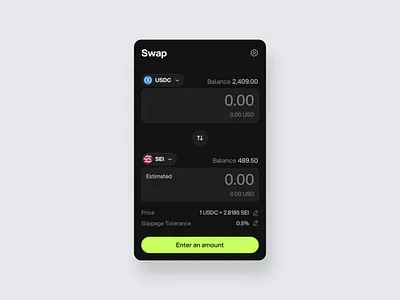 Swapping crypto Modal 3d animation blockchain crypto crypto currency crypto pairs crypto swap dex exchange modal sei seitrace staking startup swap swapping token trade ui user interface