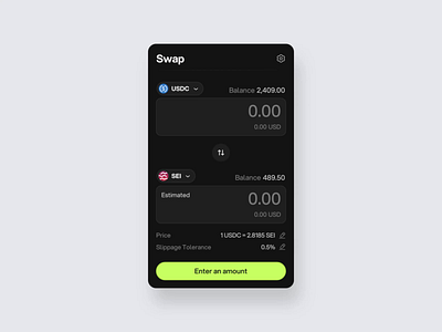 Swapping crypto Modal 3d animation blockchain crypto crypto currency crypto pairs crypto swap dex exchange modal sei seitrace staking startup swap swapping token trade ui user interface