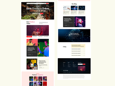 Blog page app blog cards clean comparison flat grid layout layout web minimal post shop ui ux web