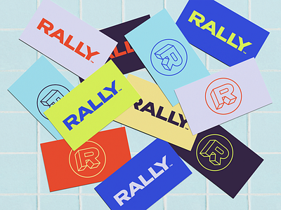 Rally Branding branding design graphic design typography vector