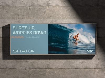 Shaka Sports Advertising branding design graphic design logo typography