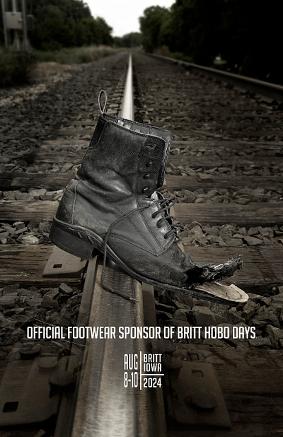 Britt Hobo Days Poster art direction design location photography photography promo poster retouching