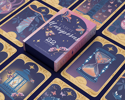 Tarot Cards "Butterflies" branding graphic design illustration