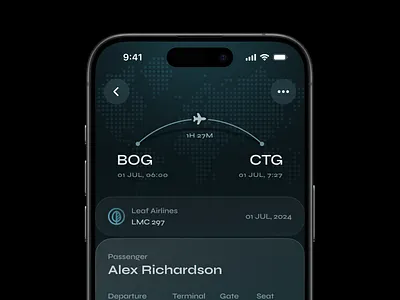 Boarding Pass ✈️ airplane app boarding pass booking flight ios ticket ui
