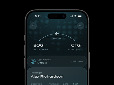 Boarding Pass ✈️ airplane app boarding pass booking flight ios ticket ui