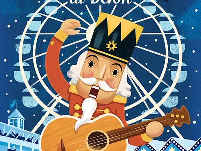 Winter Festival Poster branding design graphic graphic art illustration logo poster poster design print design retro vintage