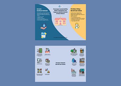 Trifold Brochure (Public Health) branding brochure design graphic design illustration trifold brochure vector