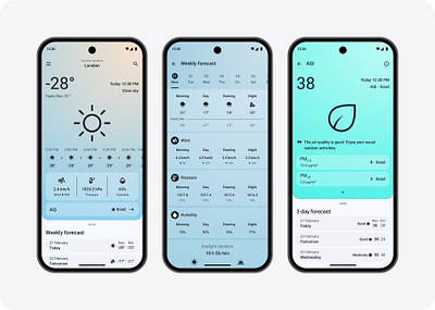 Weathering app design ui weather