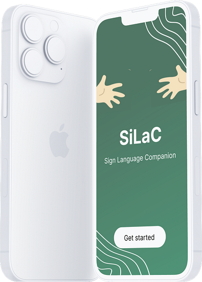 SiLaC - A sign language companion project. branding figma graphic design illustrator logo ui