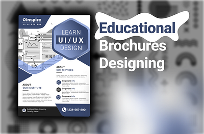 Educational Brochures! brochures figma graphics design illustrator