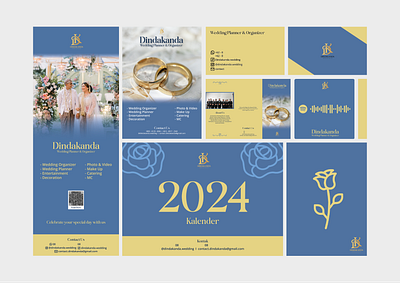 Corporate Identity (Dindakanda Wedding) branding brochure corporate identity design graphic design identity illustration wedding wedding organizer