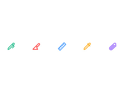 Stationary Icons🖋️ icon iconography lineicon ui