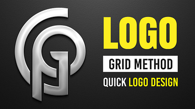 Grid Logo Design | Combination Modern logo techniques adobe illustrator gp logo graphic design grid method logo letter logo letter logo design logo design quick logo design