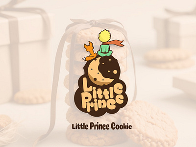 Little Prince of Cookies branding graphic design logo