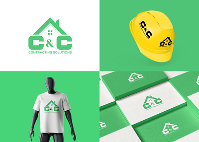 C&C Construction Logo Design And Branding brand book brand guideline brand identity branding construction logo creative logo design graphic design logo logo design property logo