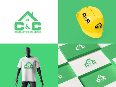 C&C Construction Logo Design And Branding brand book brand guideline brand identity branding construction logo creative logo design graphic design logo logo design property logo