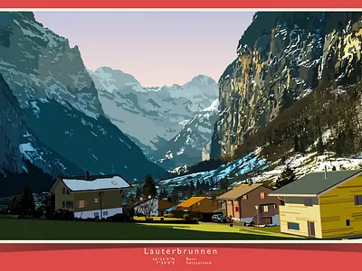 Window of the World: Lauterbrunnen village