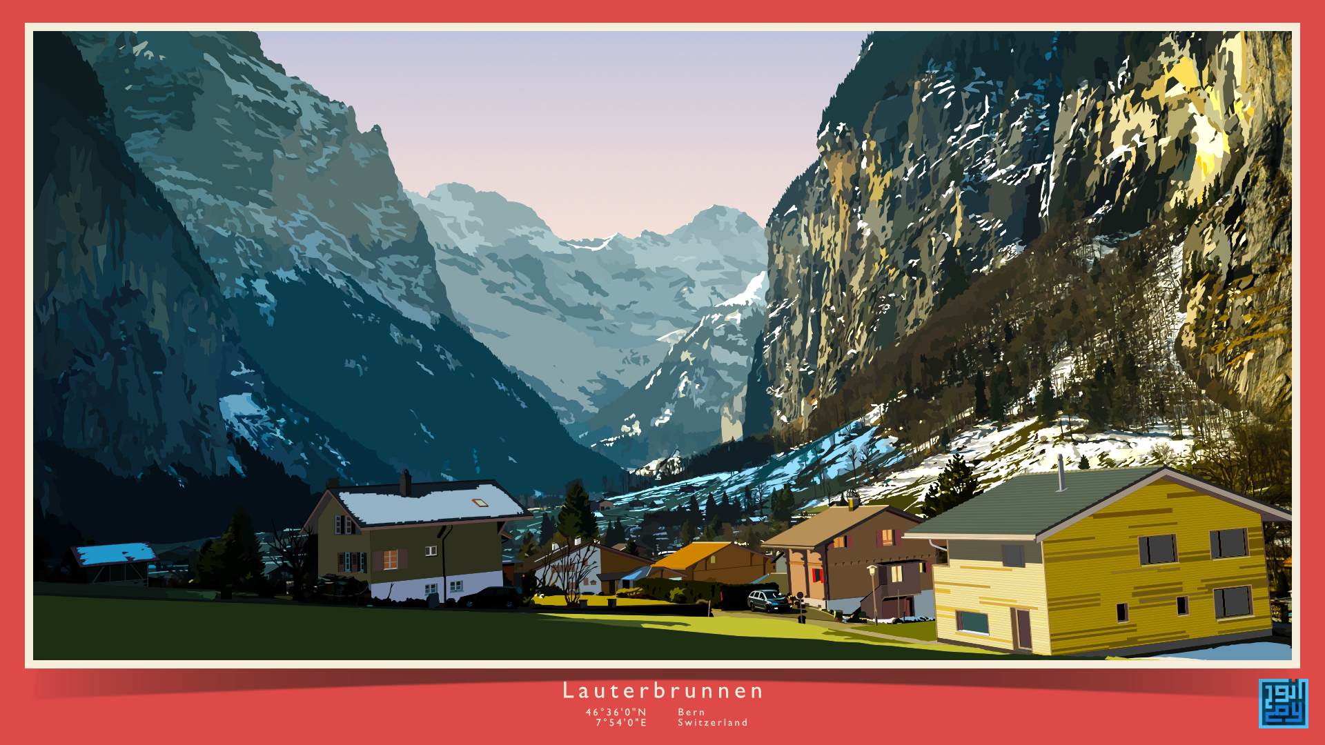 Example of Vector Illustration For Scenery