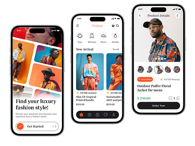 E-Commerce - Fashion App android app app design clothing app clothing store ecommerce fashion fashion app mobile app online shopping app shop app shopping app ui ux