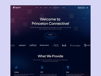 Tech & IT Services Website agency dark theme design dribbble it it services landing page minimal minimalist modern product design responsive design tech ui ui ux user experience user interface ux visual design web design