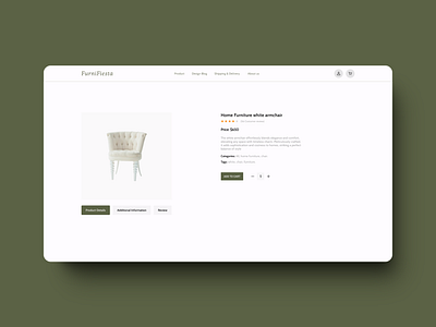 Furniture Product Overview cleandesign designinspiration ecommerce furnituredesign furnitureshop furniturestore homedecor interiordesign minimalistdesign moderndesign productoverview productpage responsivedesign shopui ui uiinspiration uiux userexperience webdesign webinterface