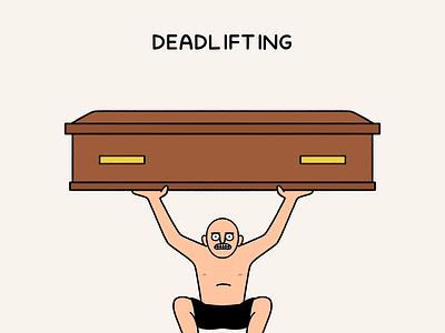 Deadlifting cartoon cartoonist design funny funny cartoon funny illustration humor illustration