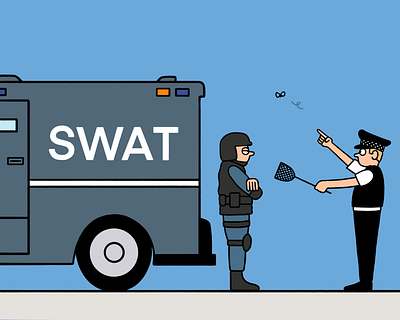 SWAT cartoon cartoonist design funny funny cartoon funny illustration humor illustration