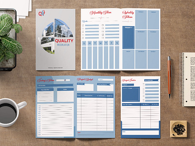 Design a Business Planner For Your Planner annual report booklet branding brochure design calender catalog checklist company profile ebook graphic design illustration invoice journal leaflet planner design pricelist sell sheet workbook worksheet