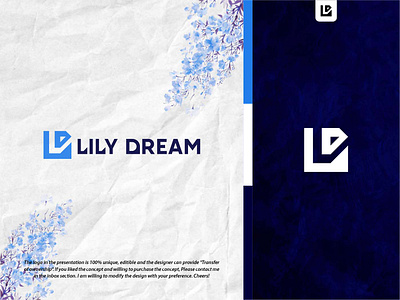 Clothing brand logo design Lily Dream branding clothing brand graphic design logo logo design luxury logo modern logo unique logo