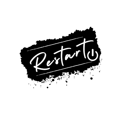 Restart design graphic design typography