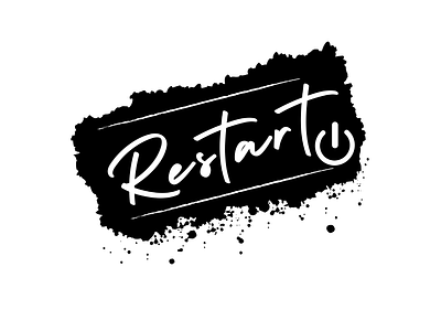 Restart design graphic design typography