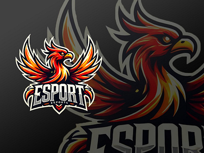 Pheonix Mascot Logo Esport 3d animal logo animation bold logo branding creative logo design esport esport logo graphic design illustration logo logo design logo inspiration mascot logo minimalist logo motion graphics pheonix ui