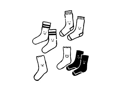 Socks character doodle friends friendship illustration love match mismatched mismatched sock relationships romance socks underwear