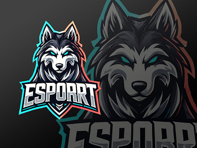 Husky Mascot Logo Esport 3d animal logo animation bold logo creative logo design esport esport logo graphic design husky husky logo illustration logo logo design logo inspiration mascot logo minimalist logo motion graphics ui