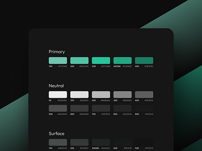 Steal this palette and I won't say a thing :) appdesign color colorpalette colortheory components designsystem graphic design green neutralcolor pimarycolor productdesign saas stock stockapp stockrecommendation stocks ui uishowcase uxdesign