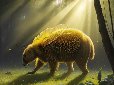 The little bee animation graphic design