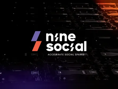 NINE SOCIAL -- Branding | Logo app brand brand identity brand strategy branding graphic design identity identity design logo nine typography ui uiux user interface vector visual identity