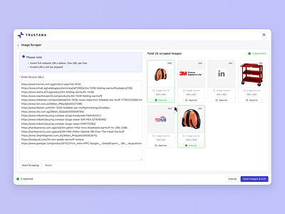 Rejected Idea: Image Scraper App b2b enrichment saas scraper sourcing web app