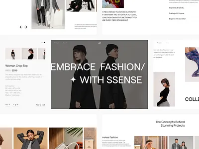 SSENSE - Marketplace Website b2b buy cart clean ecommerce fashion homepage landing page marketplace minimalis modern online shop shop startup swiss design ui design uiux ux interaction web web design