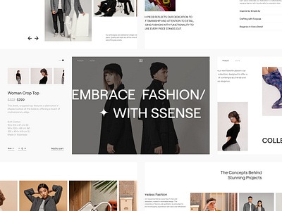 SSENSE - Marketplace Website b2b buy cart clean ecommerce fashion homepage landing page marketplace minimalis modern online shop shop startup swiss design ui design uiux ux interaction web web design