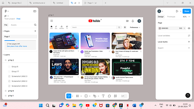 Youtube homepage redesign 3d animation app art branding design flat graphic design icon logo minimal redesign typography ui ux vector web web design website youtube