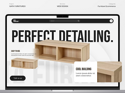 Furniture e-commerce Web Design ecommerce ecommerce store furniture furniture design furniture ecommerce furniture website landing page landing page design online shop web web design website